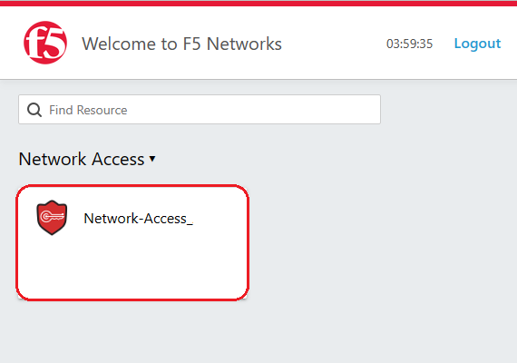 Network-Accessをクリック